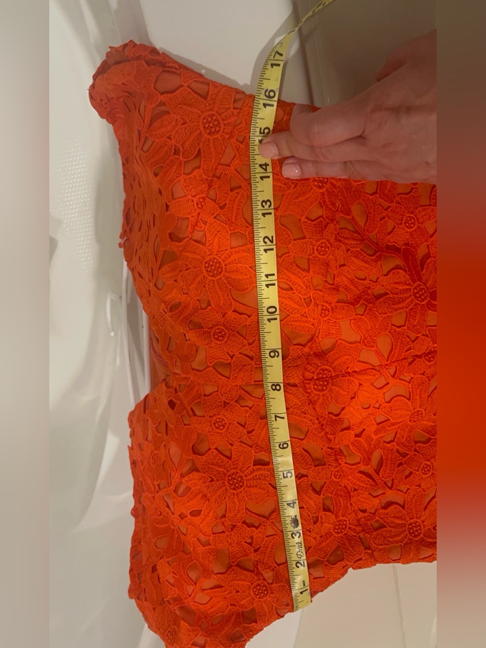 Banana Republic embroidery lace dress 4P New without tag (tag fell off) - Picture 7 of 8